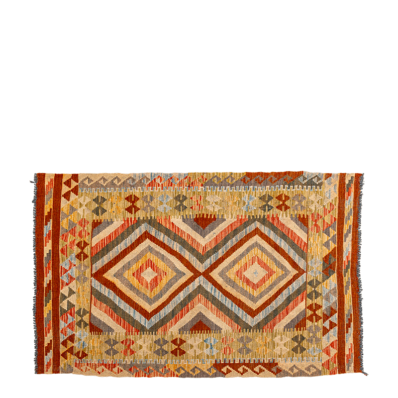 Tapis plaid Kilim vintage 100/110 x 140/160 cm