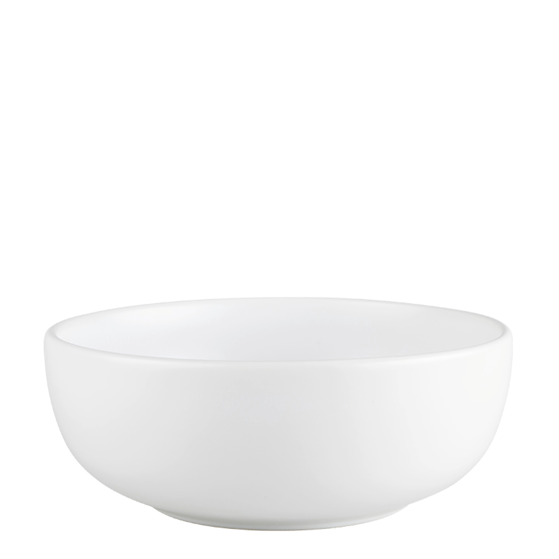 Witte slakom Ø 26 cm H 10 cm 350 cl