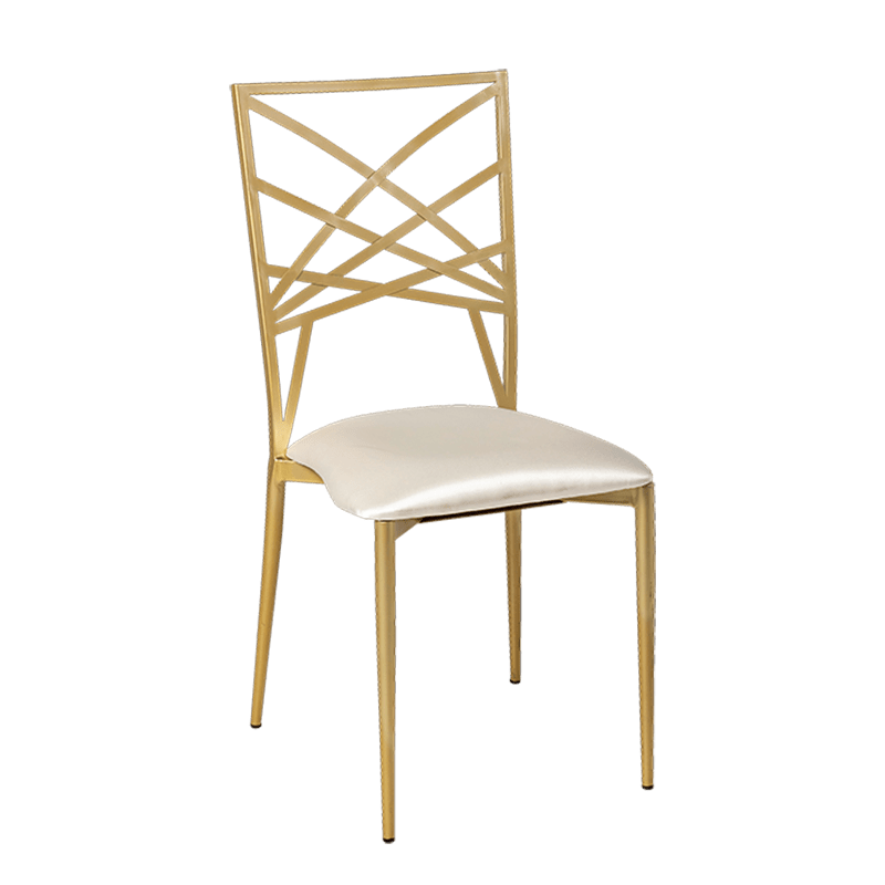 Chaise Beverly assise cr&egrave;me