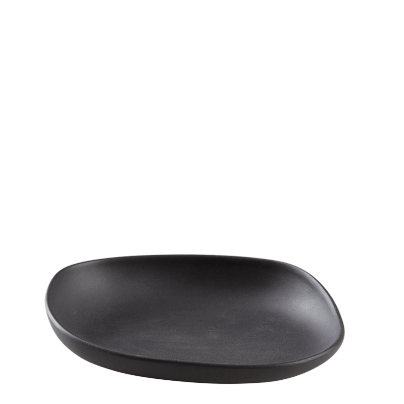 Galet anthracite 14 x 11 x 3 cm 8 cl