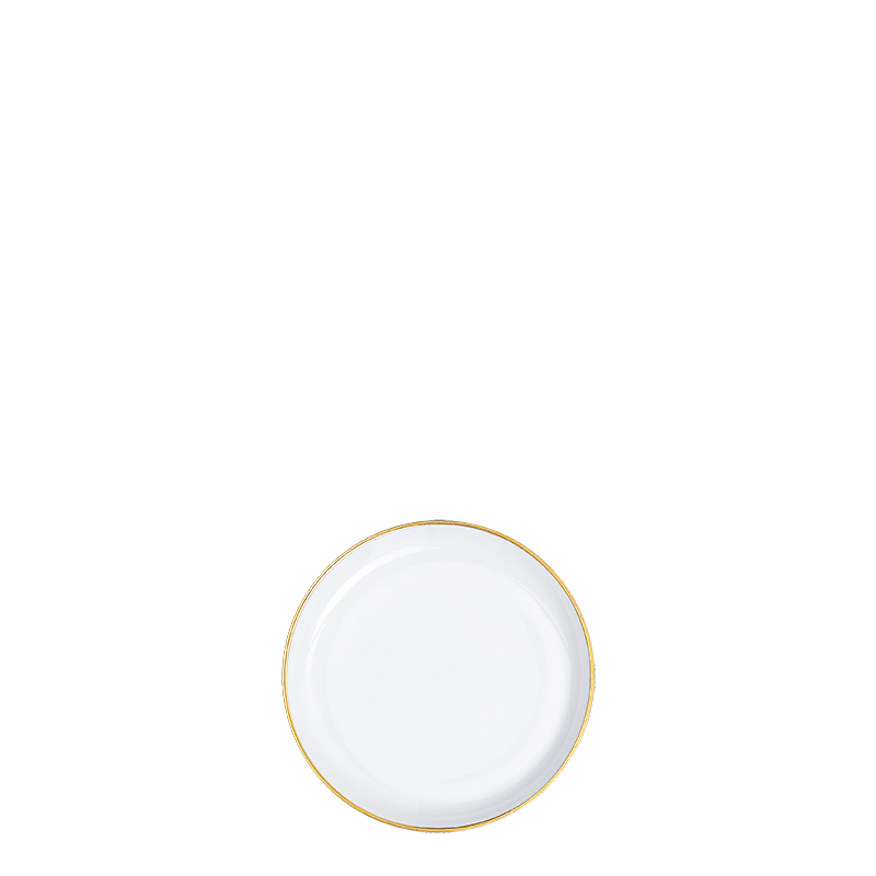 Broodbord Plat gulden biesje Ø 12 cm