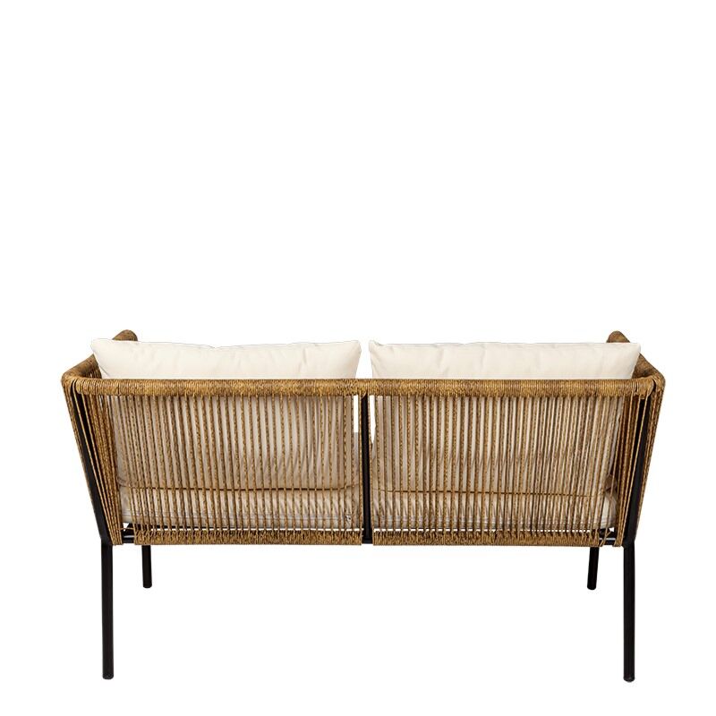 Canapé rotin Terrasse 68 x 126 cm H 70 cm