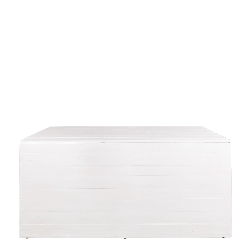 Buffet houten rasterwerk Pacific wit 100 x 200 cm &ndash; tijdspanne 48