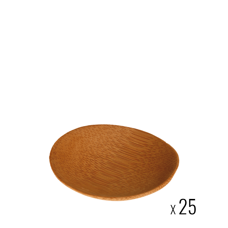 Lot de 25 ronds bambou Ø 6 cm
