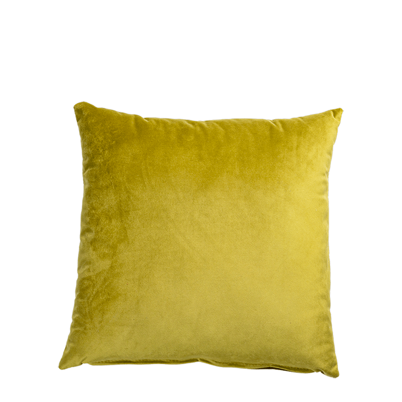 Coussin Juliette velours vert 40 x 40 cm