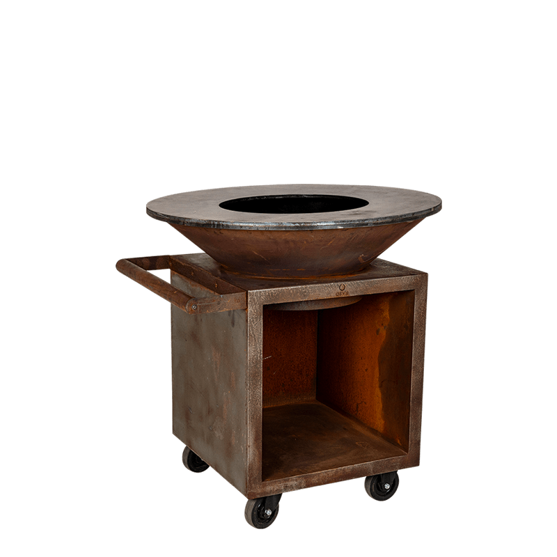 Barbecue Corten &Oslash; 95 cm H 115 cm