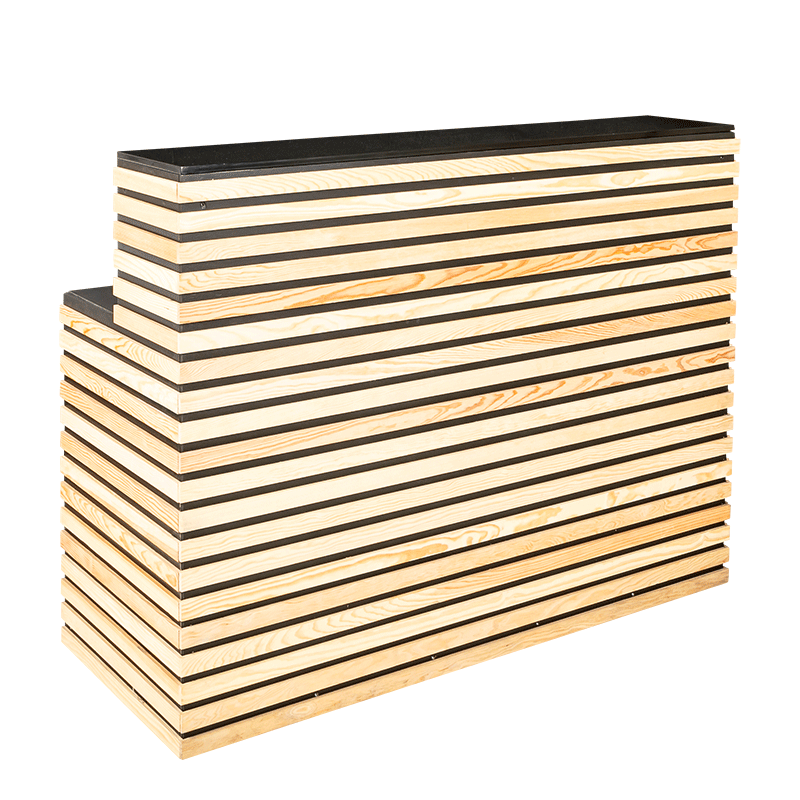 Bar opklapbaar Deck 55 x 150 cm H 115 cm