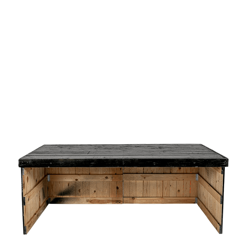 Buffet natura black 100 x 240 cm H 90 cm