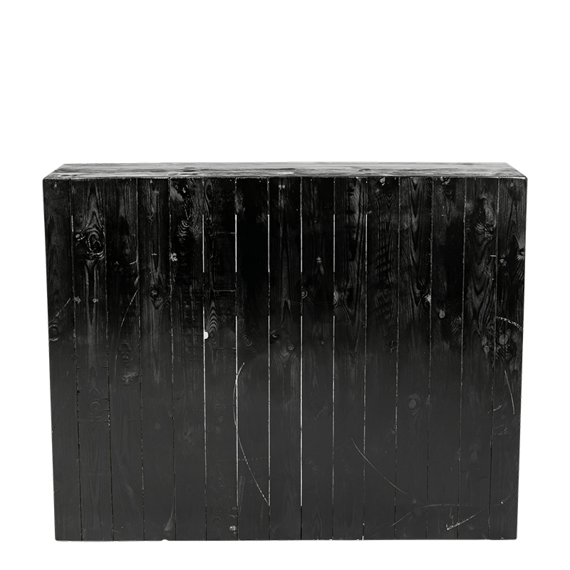 Bar pliant Natura black 70 x 150 cm H 120 cm