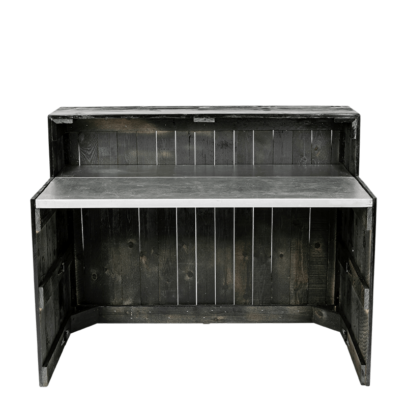 Bar pliant Natura black 70 x 150 cm H 120 cm