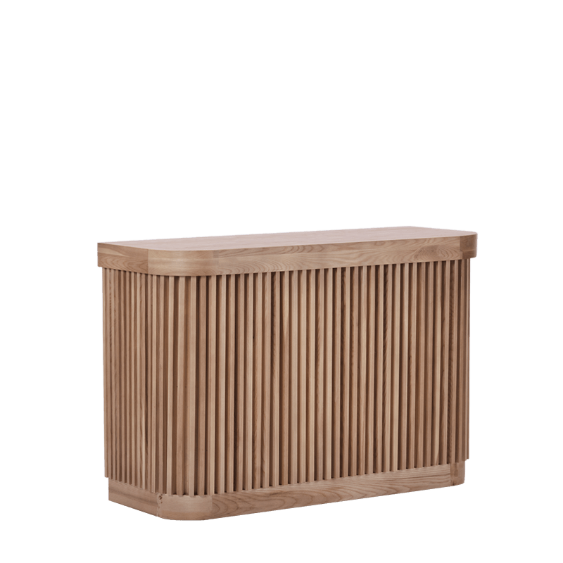 Bar Nature met afgeronde hoeken 60 x 160 cm H 108 cm