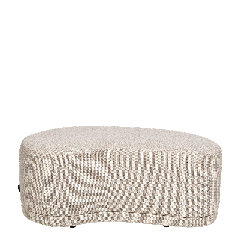 Bank Galet beige H 40 l 60 L 100 cm