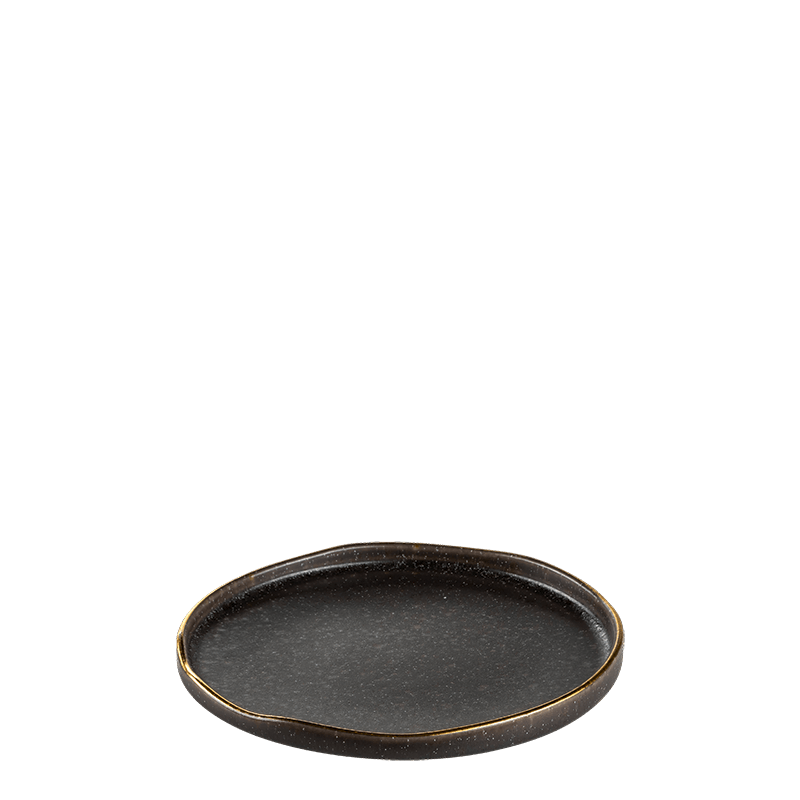 Assiette à pain Volcan doré Ø 18 cm