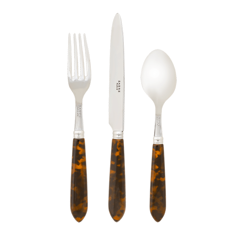 Couteau de table Ambre brun