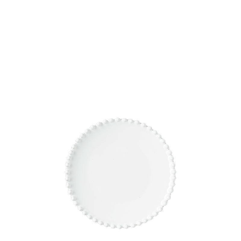 Assiette à pain perle nacrée Ø 17 cm