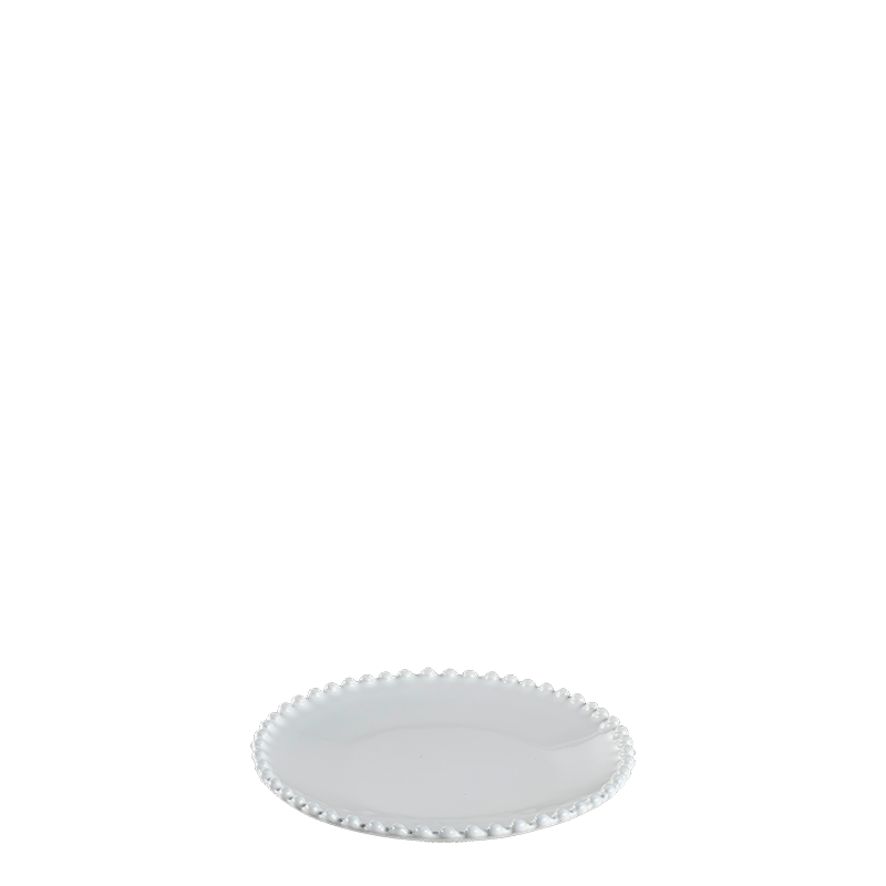 Assiette à pain perle nacrée Ø 17 cm
