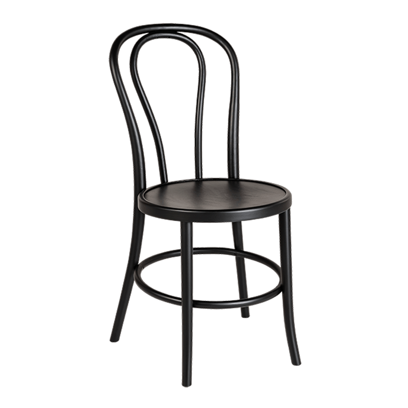 Chaise Bistrot noire