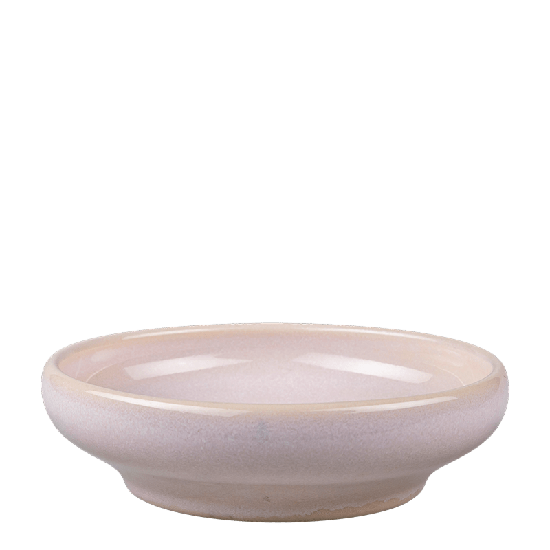 Coupe Corfou rose poudr&eacute; &Oslash; 12,7 cm H 3,5 cm 18 cl