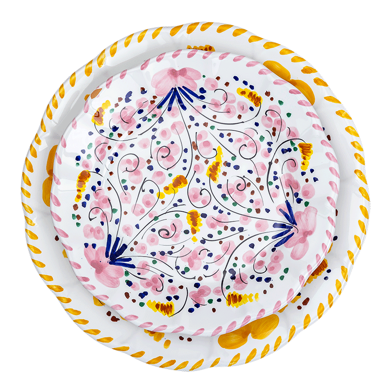Grande assiette POPOLO per Vaisselle Vintage Ø 25cm