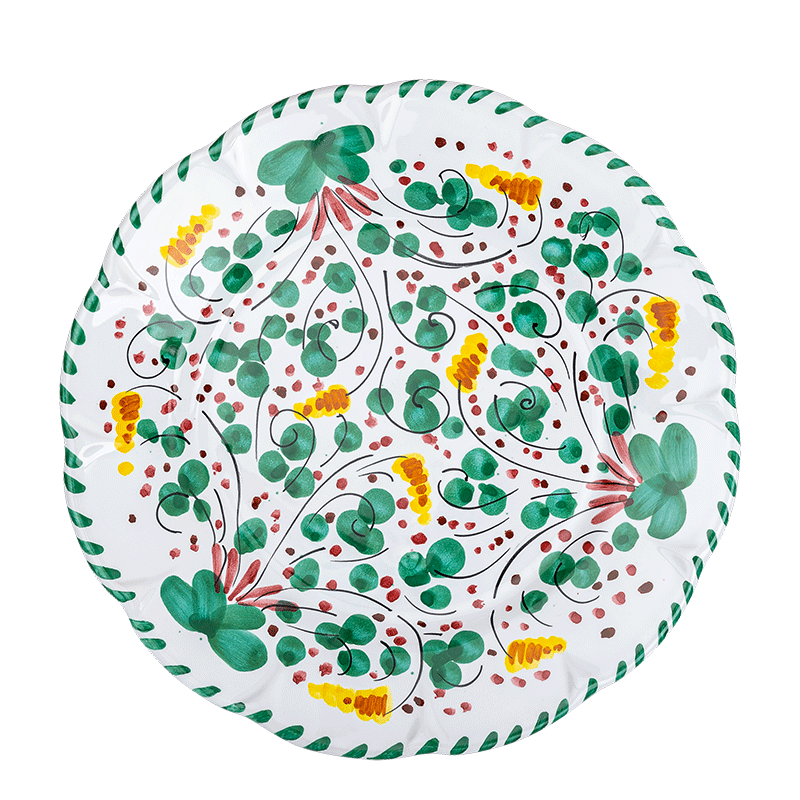 Grande assiette POPOLO per Vaisselle Vintage Ø 25cm