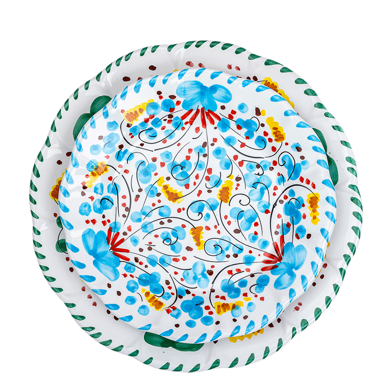 Grande assiette POPOLO per Vaisselle Vintage Ø 25cm