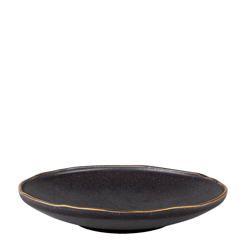 Assiette creuse Volcan doré Ø 23 cm