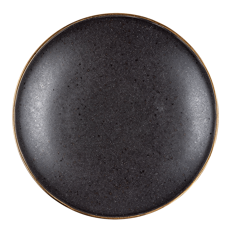 Assiette creuse Volcan doré Ø 23 cm