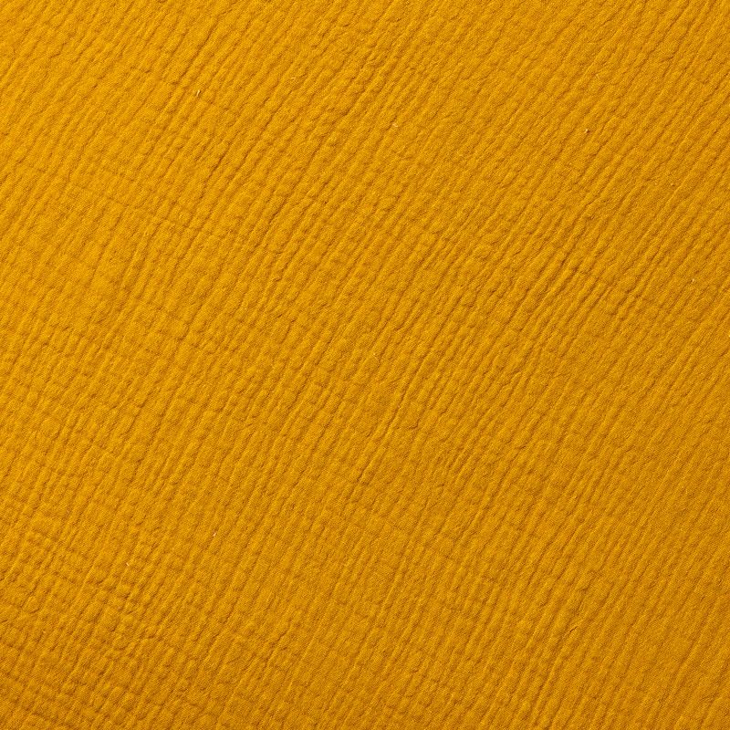 ML Gaze de coton moutarde larg 130 cm