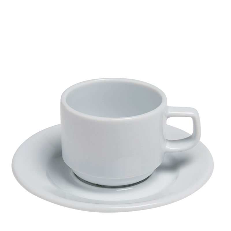 Tasse et sous-tasse à thé 25 cl Océane