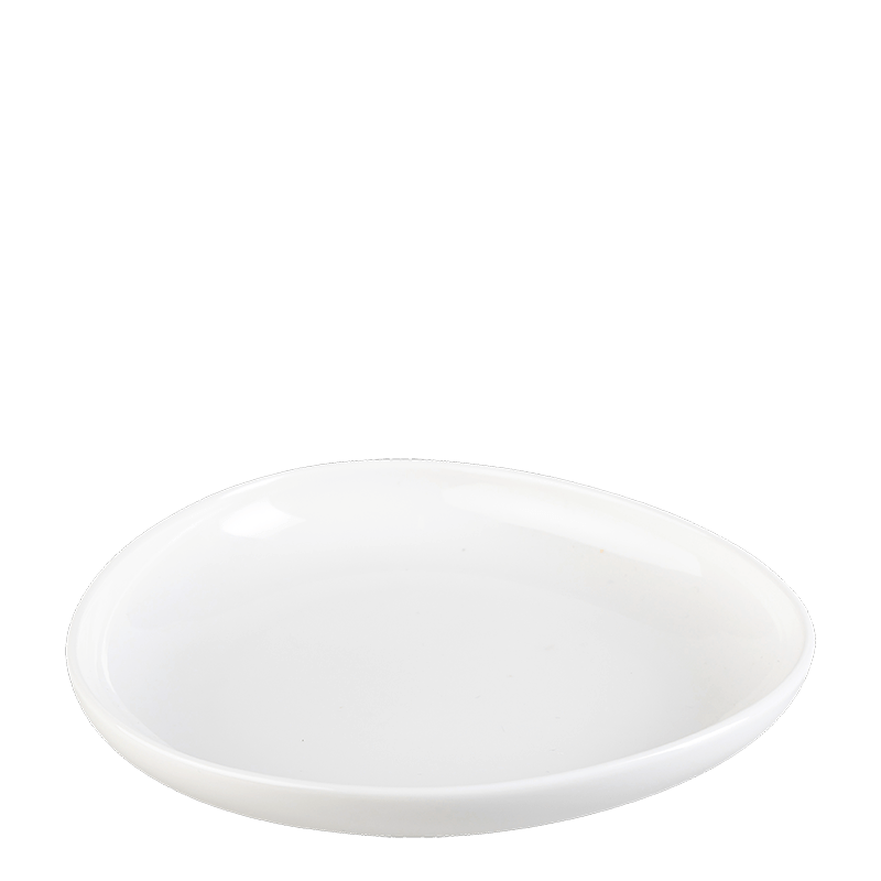 Bord White Flow Ø 18 cm