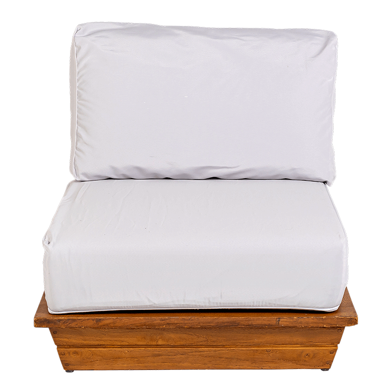 Fauteuil Lounge garden grey 76 x 76 cm H 70 cm