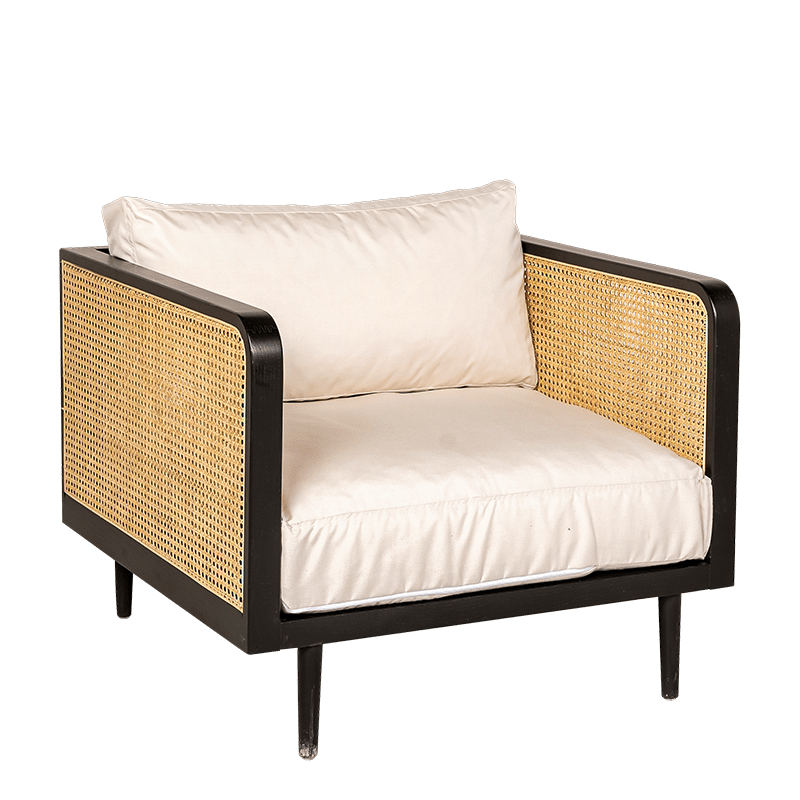 Fauteuil Cannes 83 x 83 cm H 78 cm