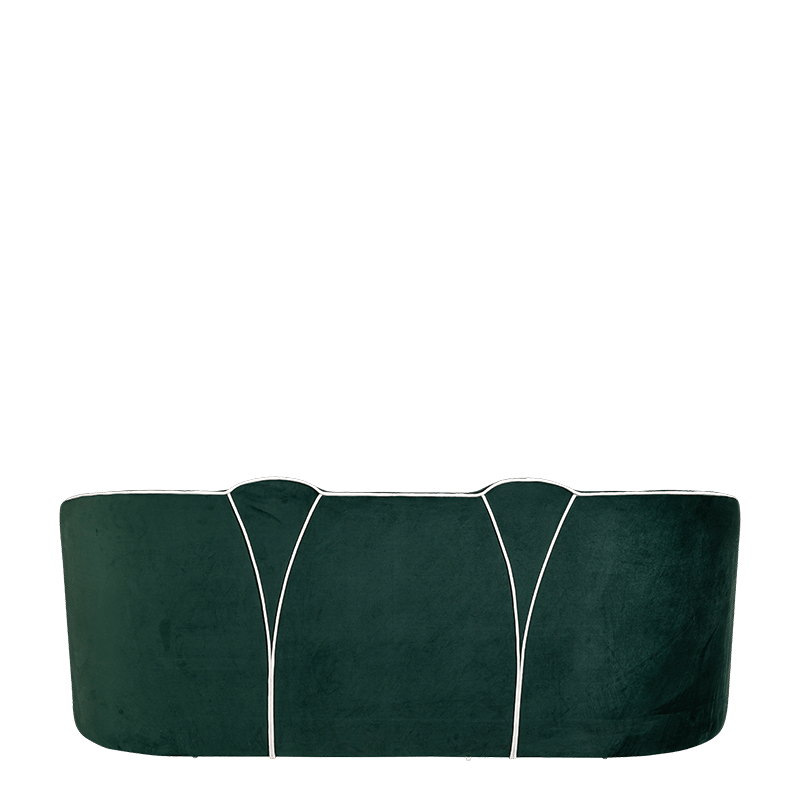 Sofa Valescure fluweel 93 x 190 cm H 81 cm