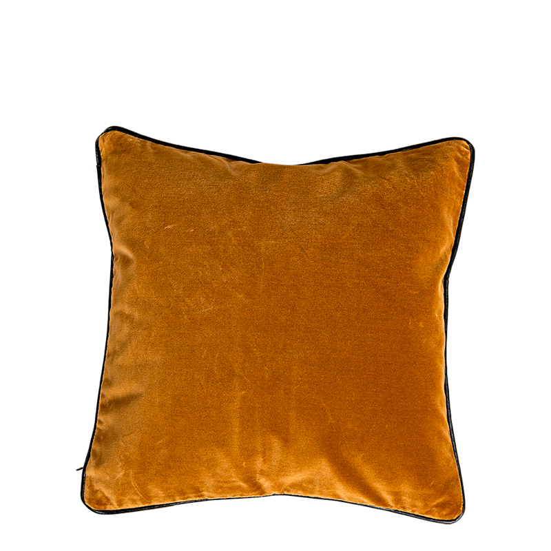Coussin Velvet velours bronze 40 x 40 cm