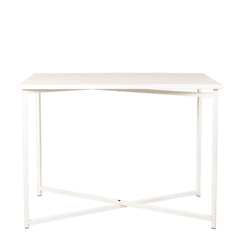 Mange-debout croisé XL plateau blanc 70 x 150 cm H 110 cm