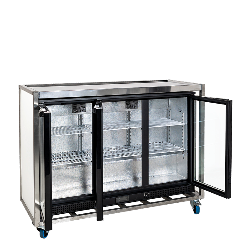 Réfrigérateur stand vitré 3 portes - 310 L