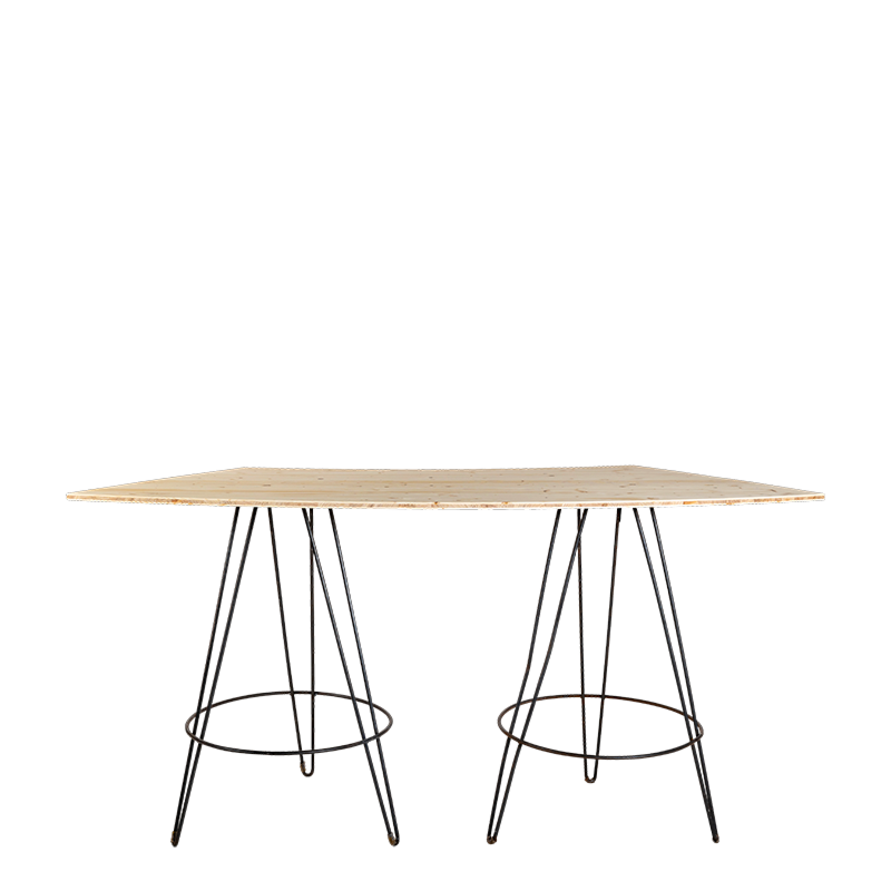 Hoge tafel River 100 x 200 cm H 110 cm