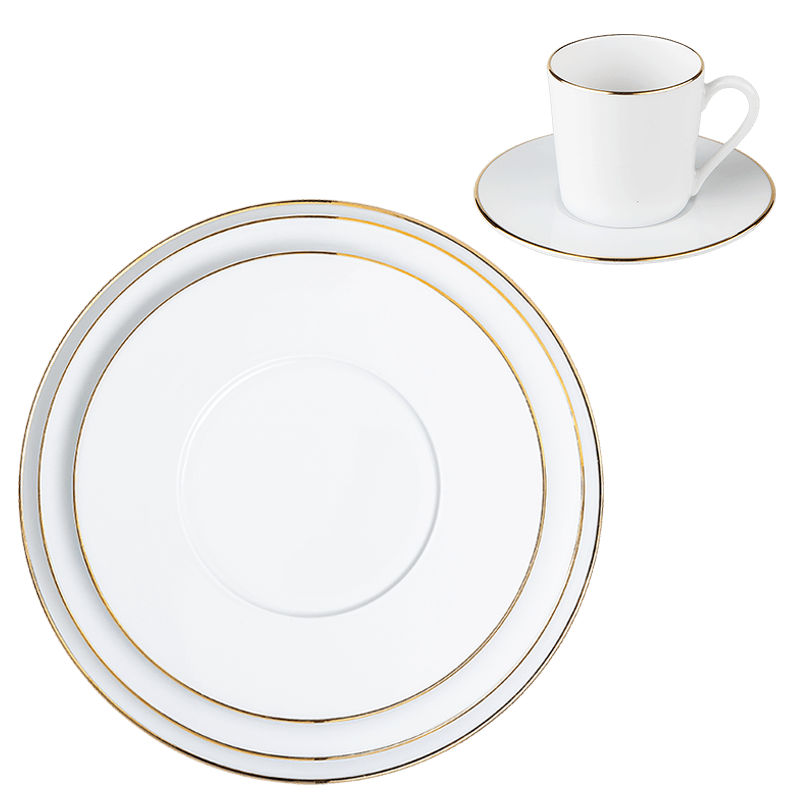 Borden Plane gouden biesje