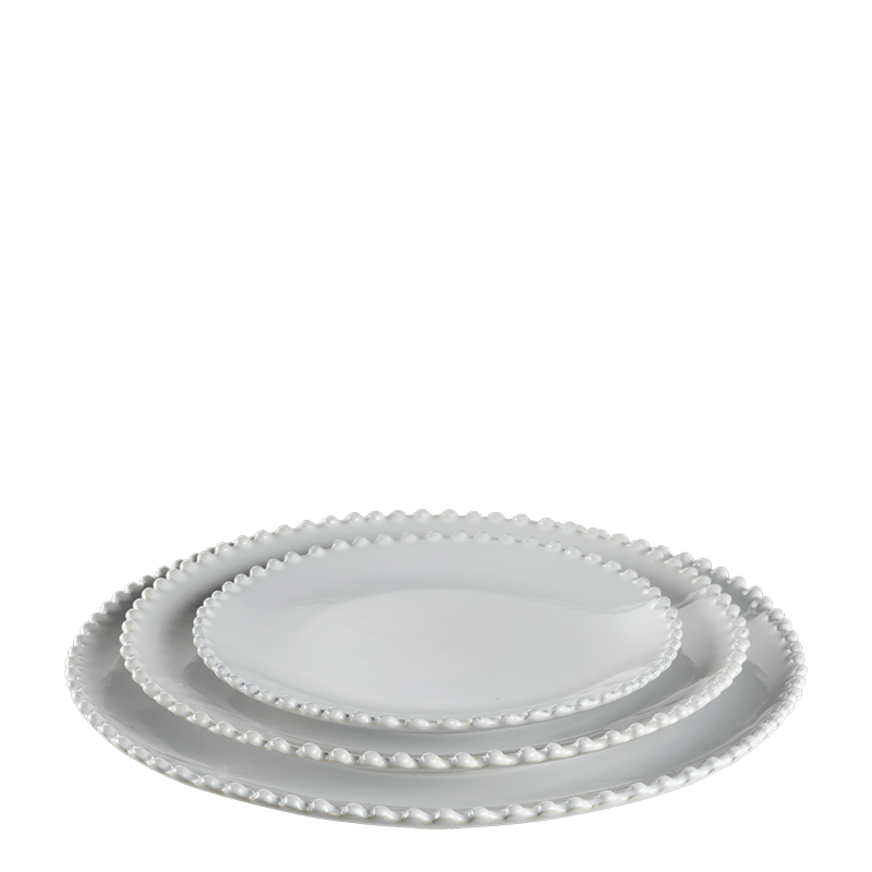 Assiettes Perle nacrée