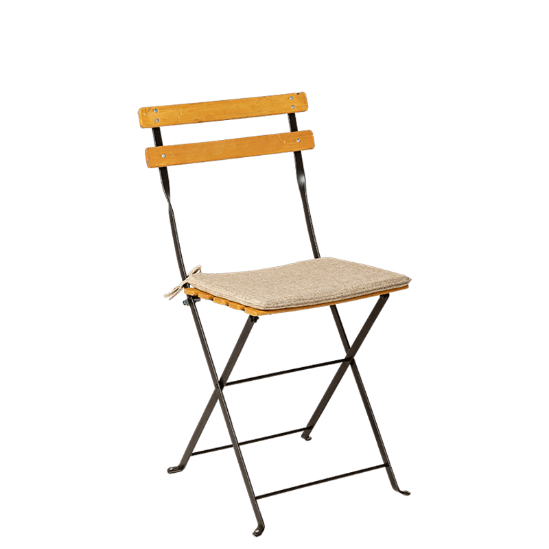 Chaise Trocadero Wood avec galette