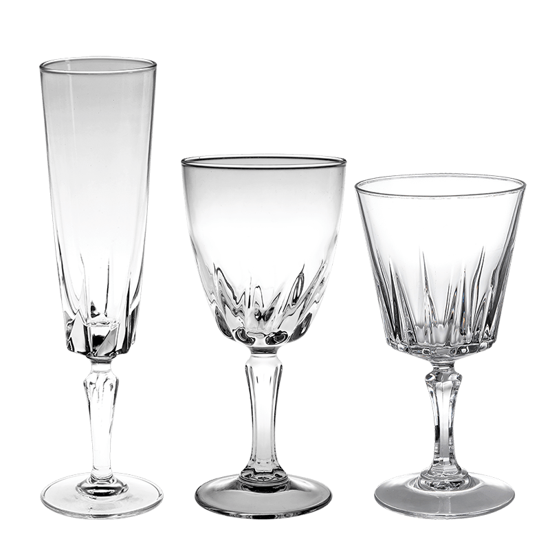 Verres Vintage style Cristal