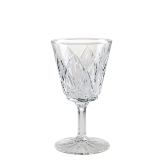 Verre à pied à vin Vintage style cristal Ø6-9 cm H12-15cm 15-20cl