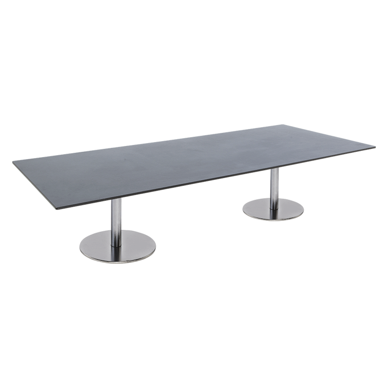 zwarte lage tafel Brio 180 x 75 x H 40 cm