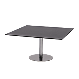 Zwarte lage Brio tafel 75 x 75 cm H 40 cm