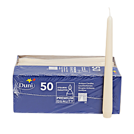 Bougies Duni ivoires (50p)