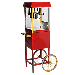 Machine à pop-corn chariot 220 V - 1500 W