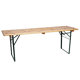 Table en pin 220 x 70 cm