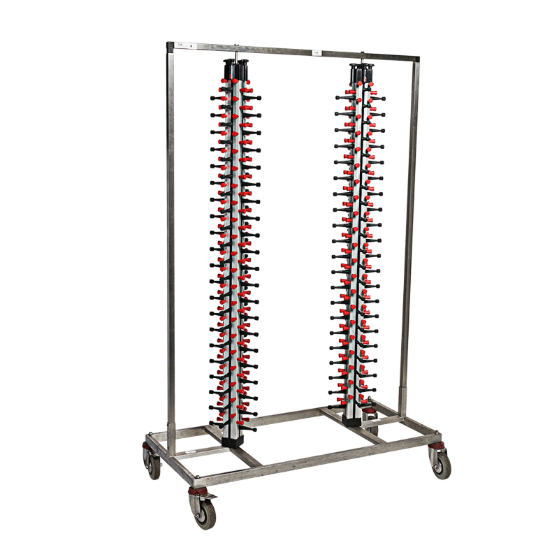 Bordenrek 2 x 84 borden 120 x 60 cm