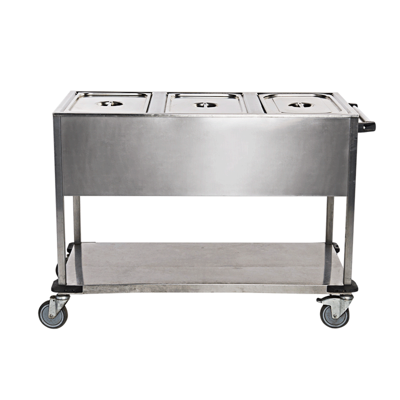 Rolwagen met bain-marie 3 GN 1/1 220 V - 2500 W