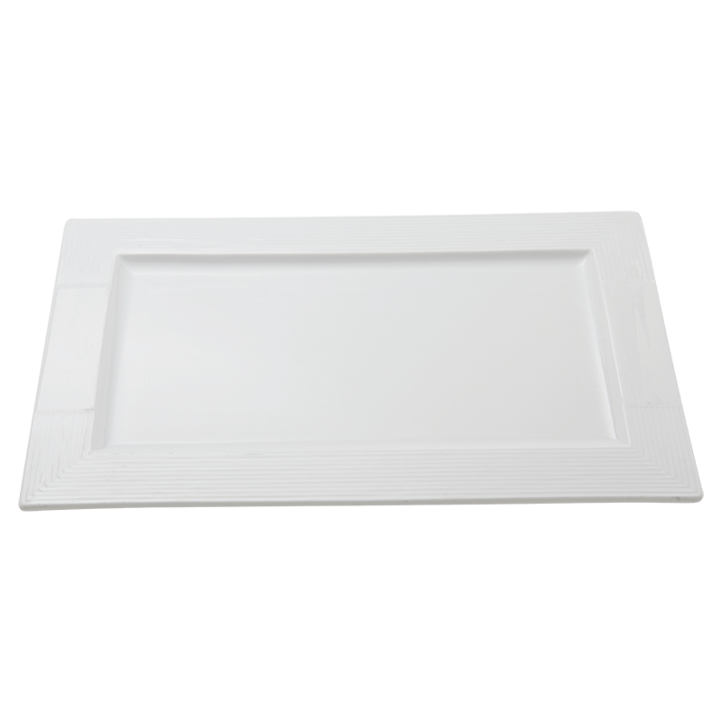 Assiette rectangulaire Faro 35 x 22 cm